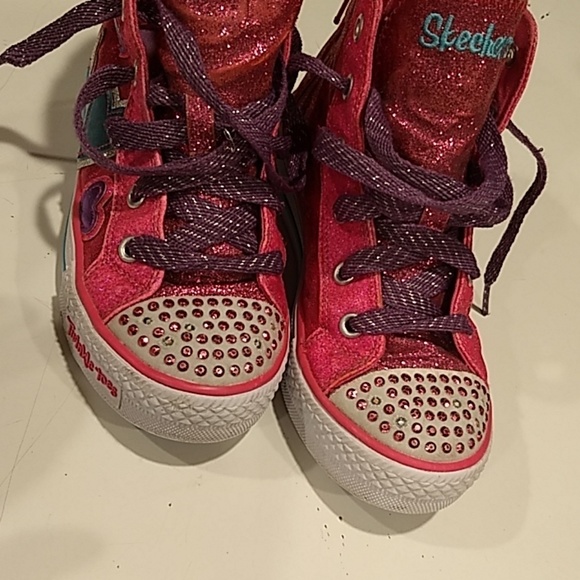 🌺Sketchers👭Girls SNEAKERS with light up. - Picture 4 of 8
